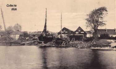De scheepswerf van Meerman in 1903.