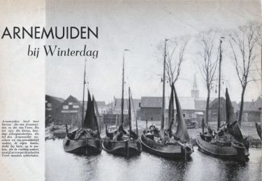 Vissersschepen aan het Schorretje.