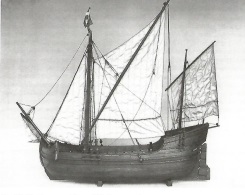 Model van een pleit circa 1570 Nationaal Scheepvaartmuseum Antwerpen